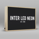 The Clapham' - Wooden Light Box Sign